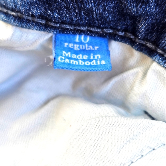 Simply Vera by Vera Wang Skinny Denim Jeans Distressed Stretchy Size 10 Regular - Picture 9 of 9